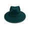 custom handmade vintage elegant hat for women's Australian 100% wool hard flat wide brim felt fedora hats