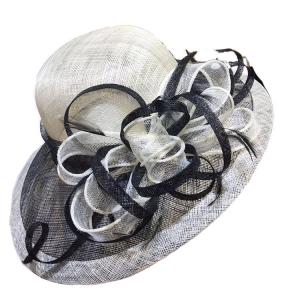 new fashion ladies part hats weeding Sinamay make church hats wholesale