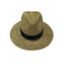 Wholesale Classical outdoor unisex sun Panama Style Fedora wide brim summer Panama Cap beach straw hat