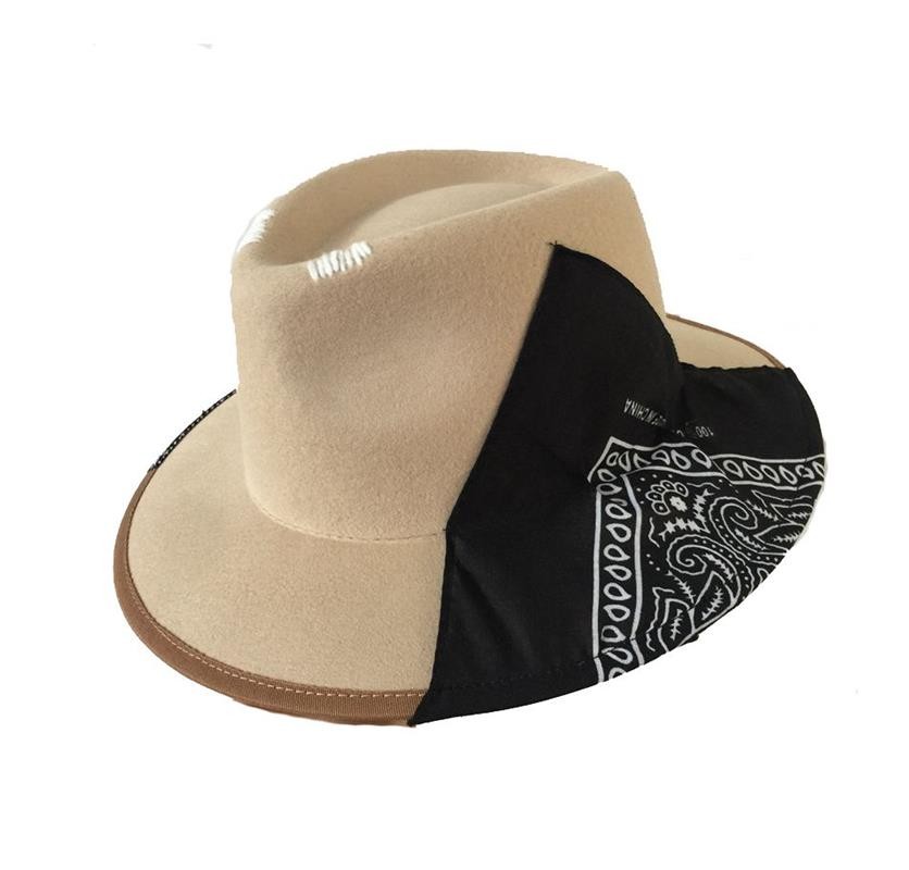 Manufacturer custom made high quality two tone dark blue plain fedora hats women wool hat wholesale 