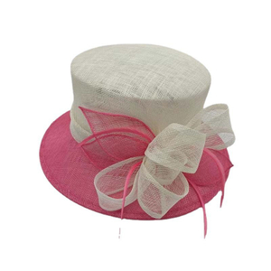 New Design Woman church hats for party and wedding wholesale sinamay fascinator hats