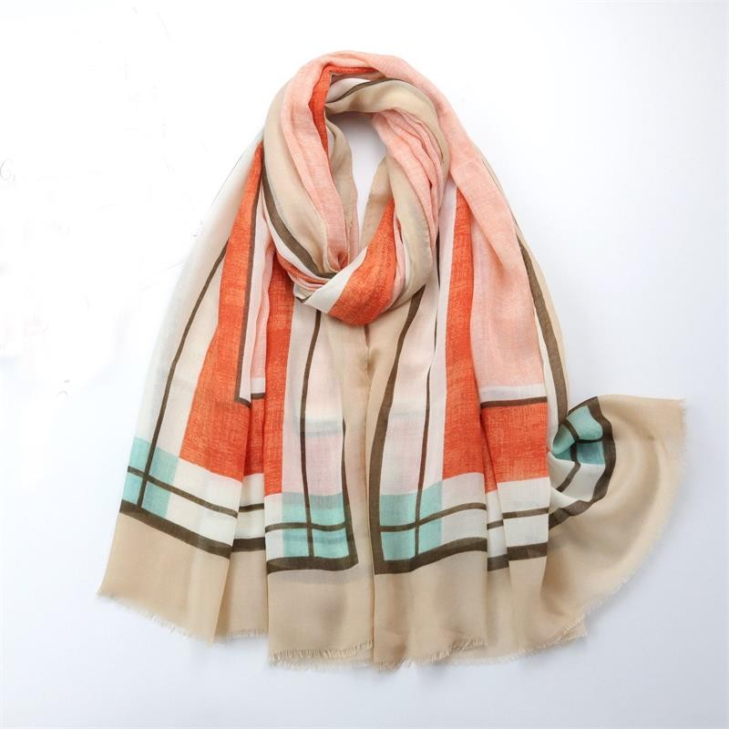 High Quality Bufandas Mens Scarf Fashion Brand Striped Scarf Spring Autumn Warm Soft Shawls Cotton Tassel Scarves