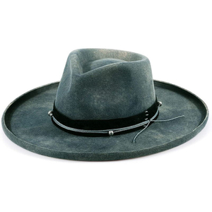 High Quality Wholesale 100%WOOL Felt unisex Fedora Hat For Men Panama Hat Wool PU Brim Fedora Hat