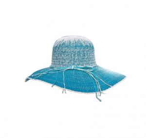 Lady Beach Sun straw UV UPF50 travel Straw Hats Wholesale Summer Foldable Paper woven Straw Hat Floppy Wide Brim Sun Hat